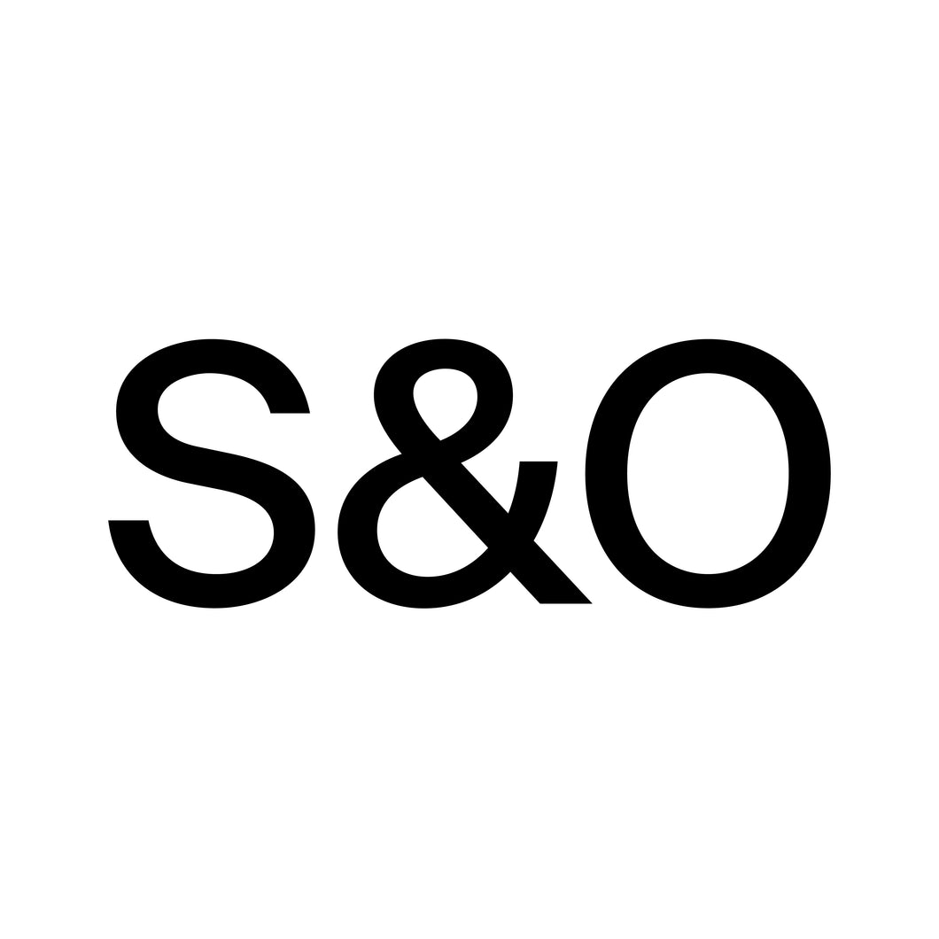 S&O x blank
