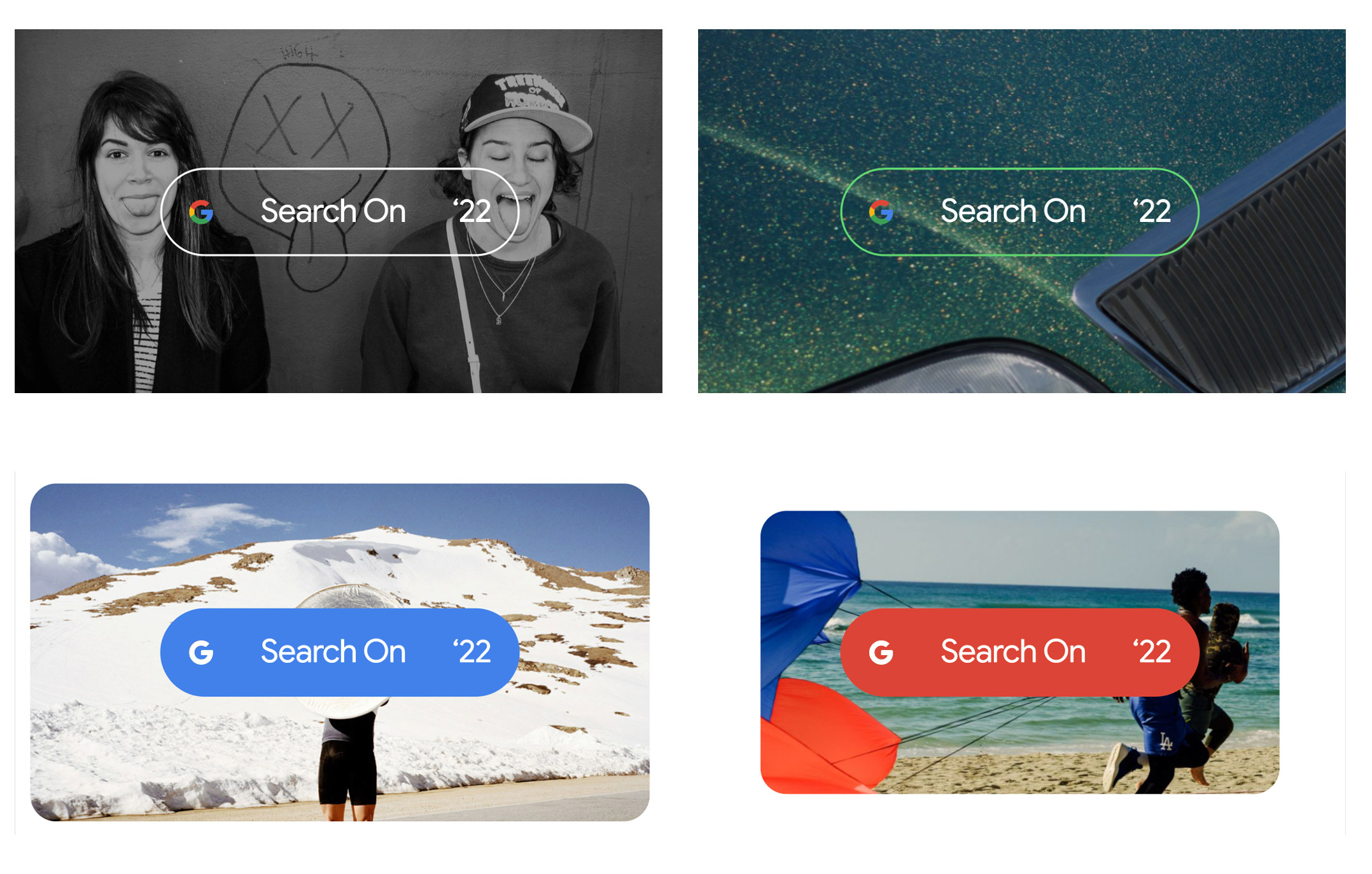Google Search On 2022 keynote presentation design — creative direction and visual narrative by Someone & Others (image 2 of 5)