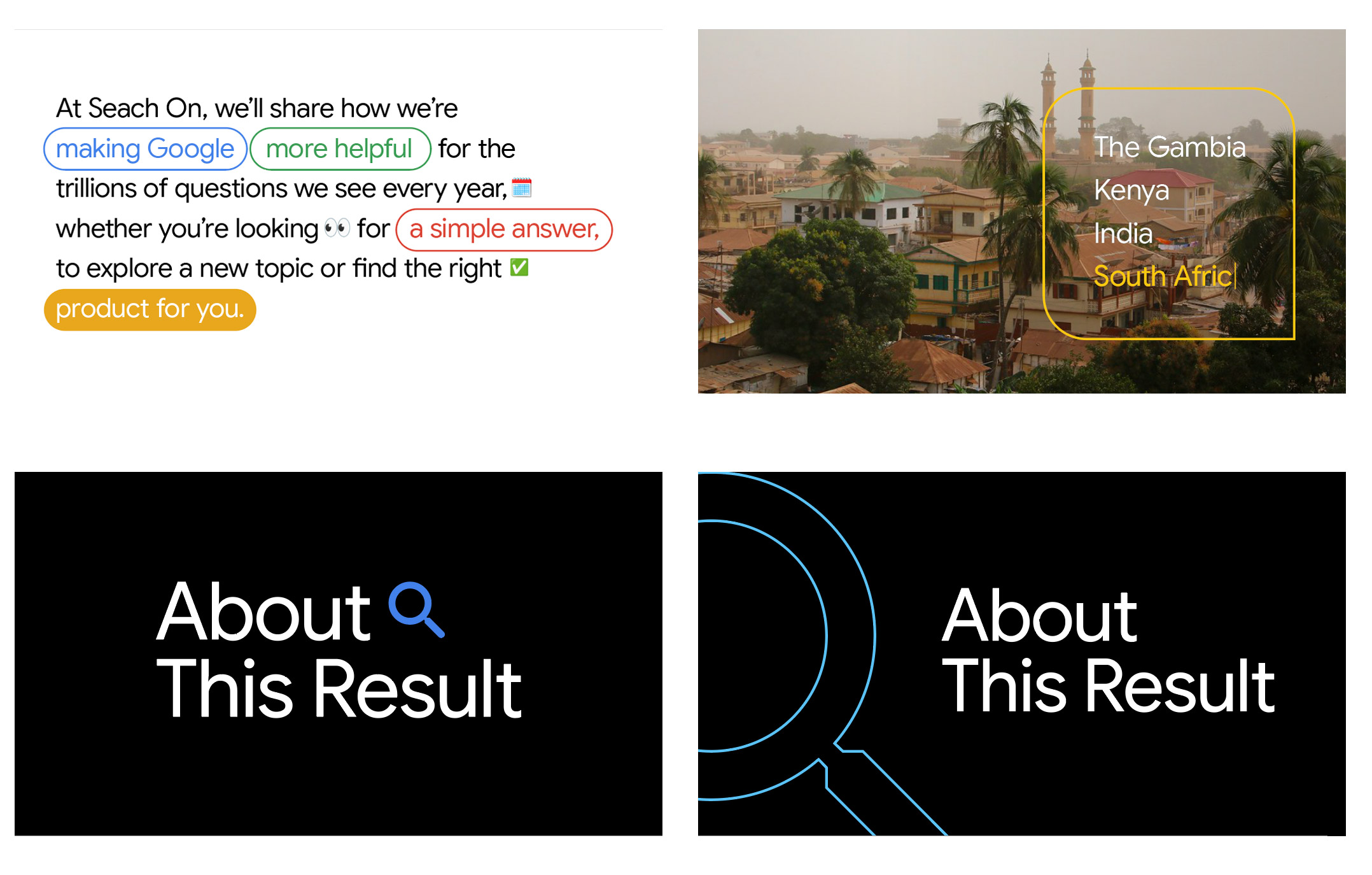 Google Search On 2022 keynote presentation design — creative direction and visual narrative by Someone & Others (image 5 of 5)