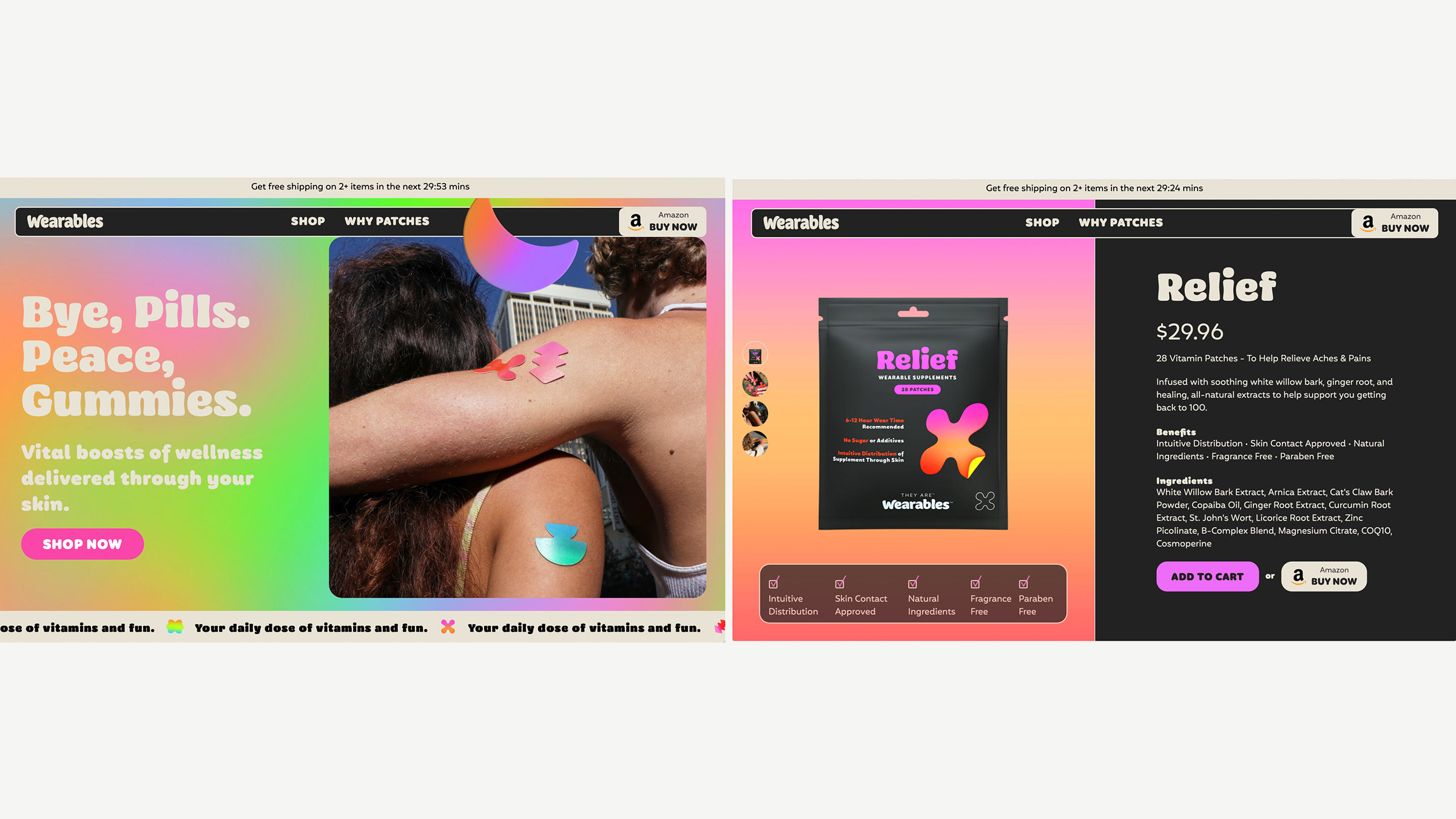 Wearables supplement brand — naming, branding, packaging, and growth strategy by Someone & Others (image 5 of 5)