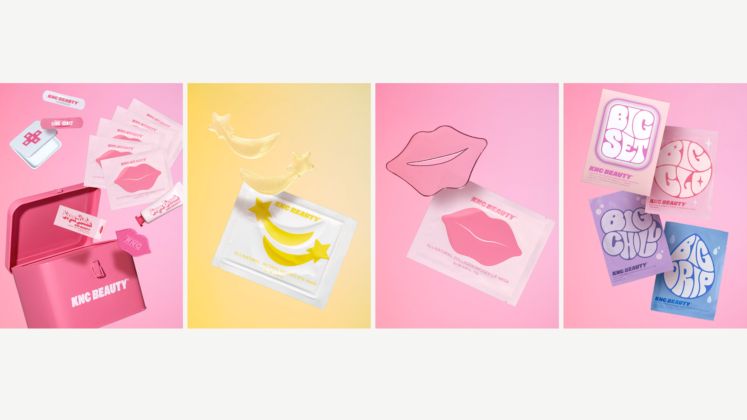 KNC Beauty streetwear-meets-skincare brand identity — packaging, social, and ComplexCon activations by Someone & Others (image 2 of 6)