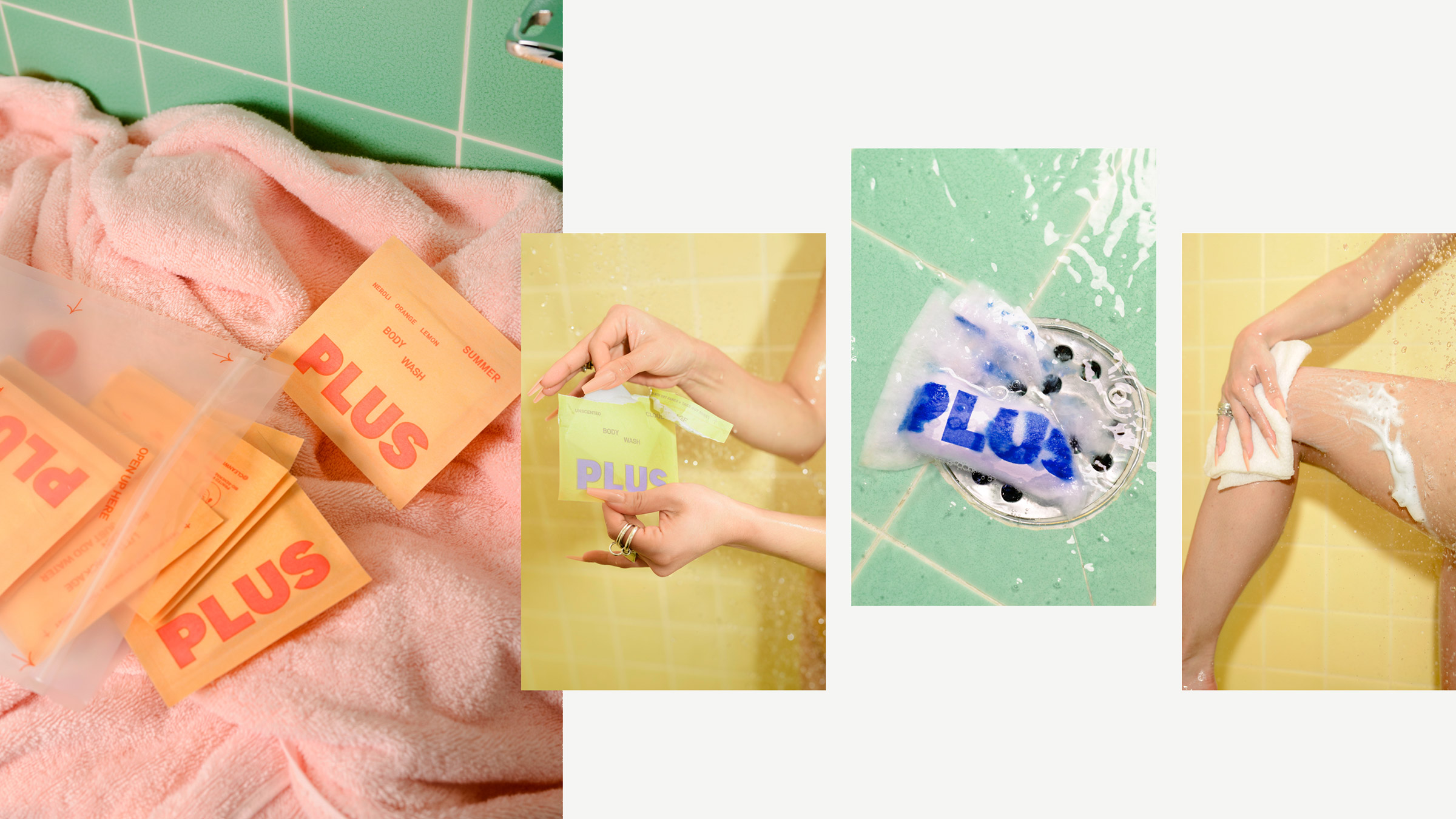 Plus waterless body wash brand creation — naming, packaging, and launch by Someone & Others, Awwwards Site of the Day (image 5 of 6)